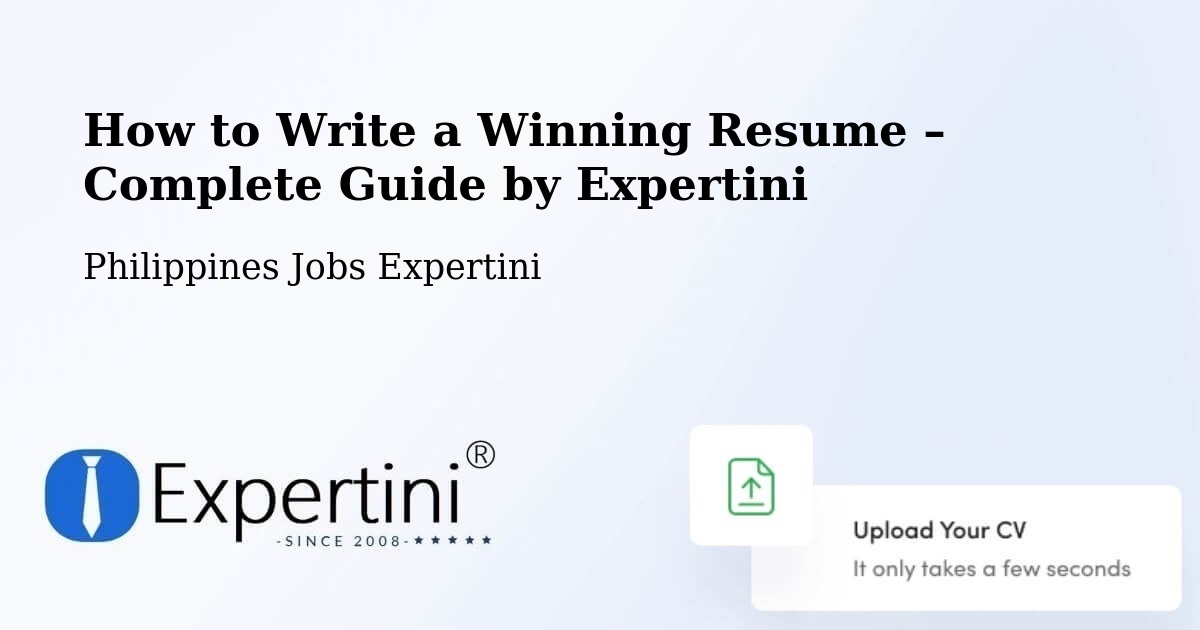 Resume Writing Guide for Job Seekers – Santa Monica - Santa Monica, Philippines Jobs Expertini